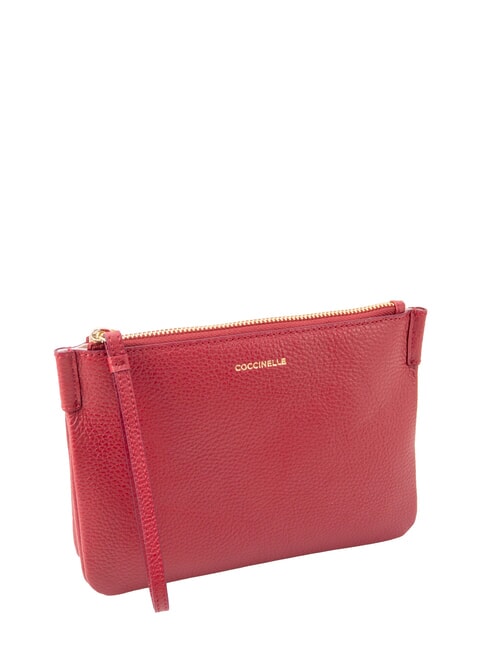 LORINE Leather clutch bag sangria - Women&rsquo;s Bags