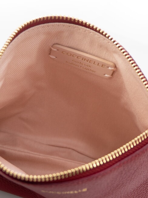 LORINE Leather clutch bag sangria - Women&rsquo;s Bags