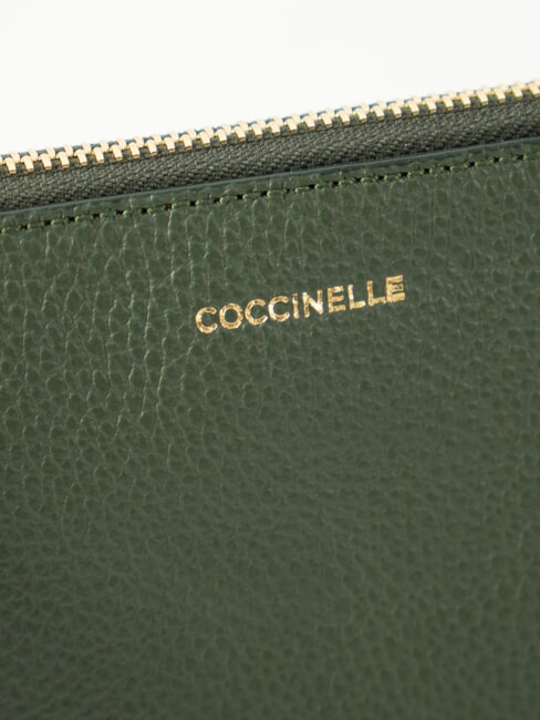 LORINE Leather clutch bag seaweed - Women&rsquo;s Bags