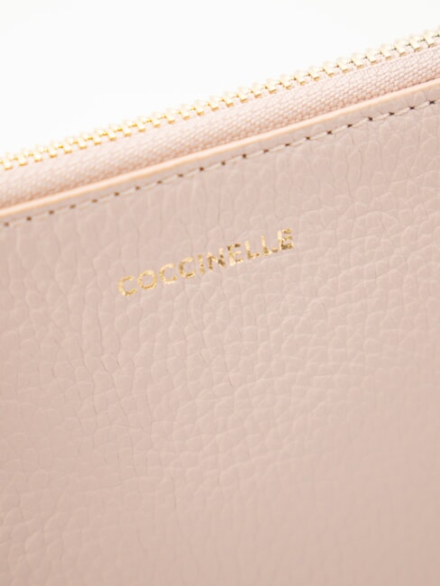 LORINE Leather clutch bag rosette - Women&rsquo;s Bags