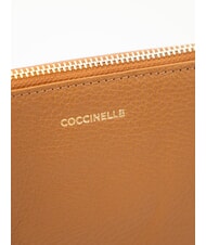 COCCINELLE LORINE Leather clutch bag CUIR - Women&rsquo;s Bags - 3