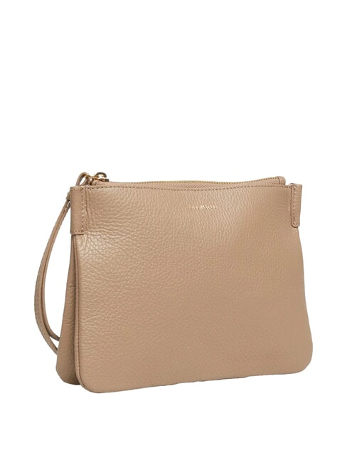 LORINE Leather clutch bag warm taupe - Women&rsquo;s Bags