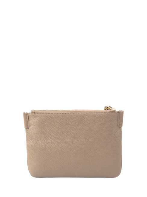 LORINE Leather clutch bag warm taupe - Women&rsquo;s Bags