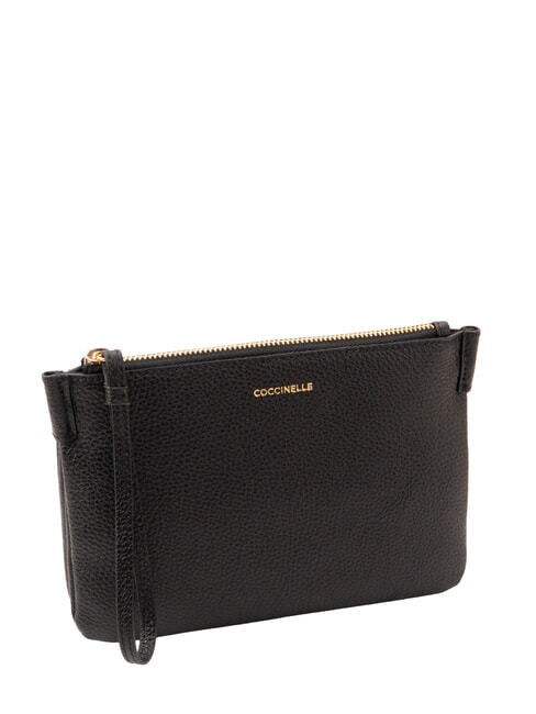 LORINE Leather clutch bag Black - Women&rsquo;s Bags