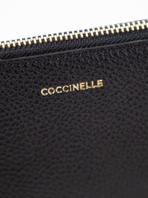 LORINE Leather clutch bag Black - Women&rsquo;s Bags