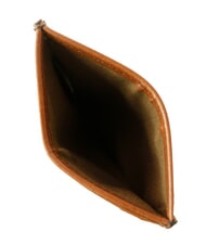 THE BRIDGE BIAGIO Flat leather card holder cogn / pall - Men&rsquo;s Wallets - 3