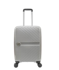 LESAC SLIDE Cabin Set + Medium and Large expandable, ultra-resistant light gray - Trolley Set - 2