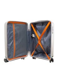LESAC SLIDE Cabin Set + Medium and Large expandable, ultra-resistant light gray - Trolley Set - 3