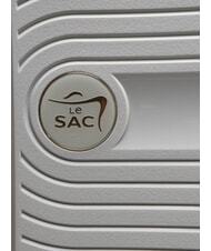 LESAC SLIDE Cabin Set + Medium and Large expandable, ultra-resistant light gray - Trolley Set - 6