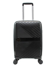 LESAC SLIDE Cabin Set + Medium and Large expandable, ultra-resistant black - Trolley Set - 2