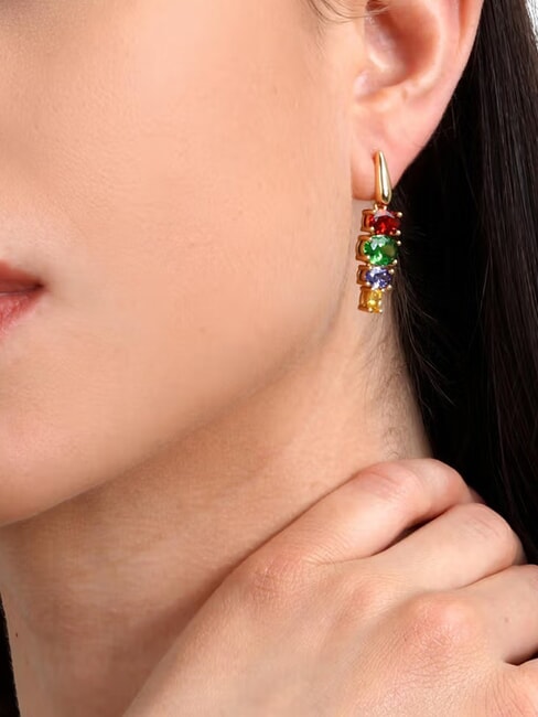 COLORI Earrings yellow - Earrings