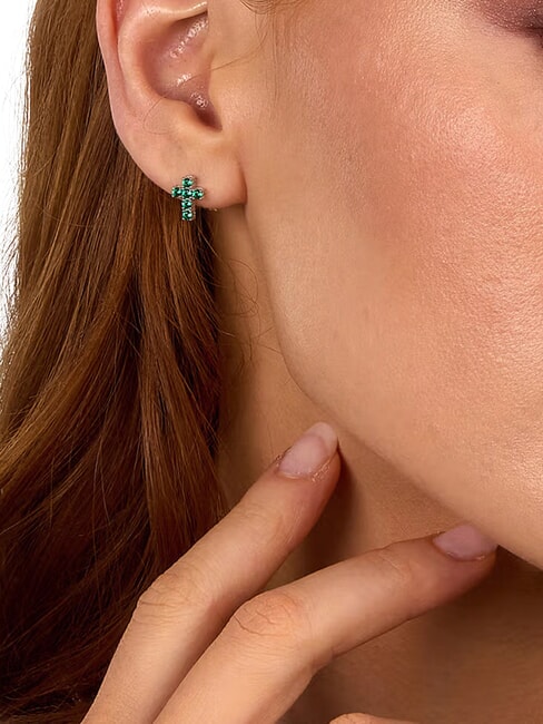 TESORI Earrings green - Earrings