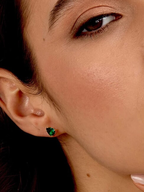 TESORI Earrings green - Earrings