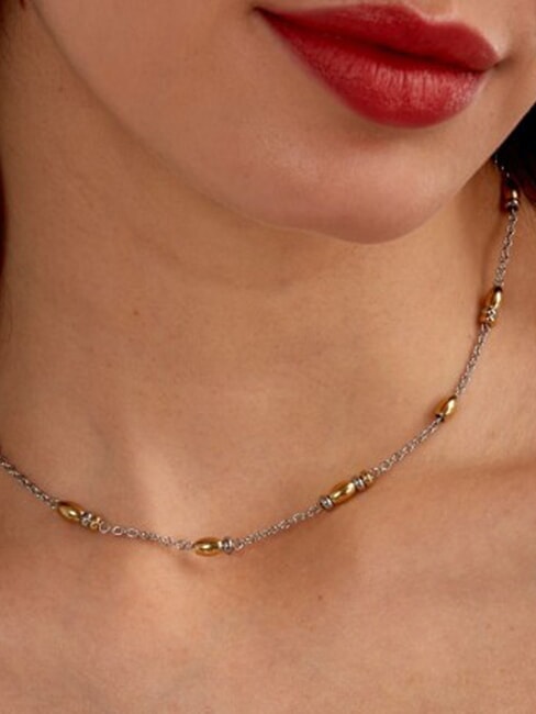 COLORI Necklace steel / gold - Necklaces