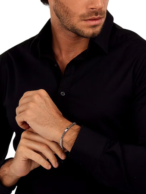 MOTOTOWN Steel bracelet Black - Men's Bracelets