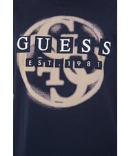 GUESS PATCH LOGO Cotton T-Shirt smartblue - T-shirt - 3