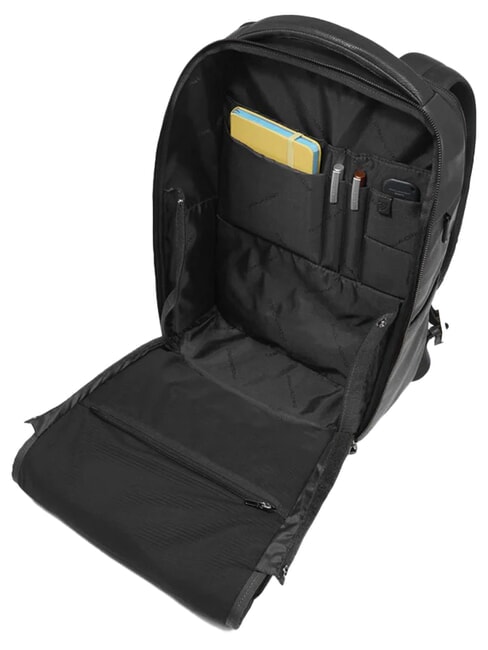 CRONUS 14" laptop backpack, in leather Black - Laptop backpacks