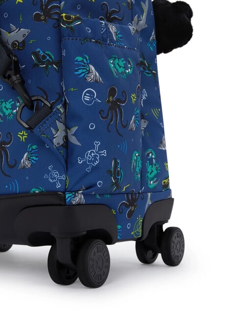 NEW ZEA Trolley backpack with laptop holder undersea party - Backpack trolleys