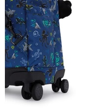 KIPLING NEW ZEA Trolley backpack with laptop holder undersea party - Backpack trolleys - 3