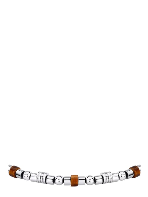 PIETRE Steel and gem bracelet STEEL - Men's Bracelets