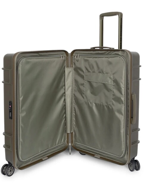 RESIST'R ZIP L Large trolley monotone khaki - Rigid Trolley Cases