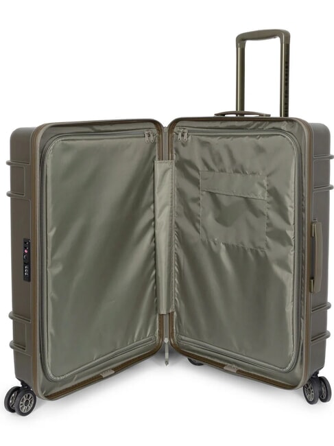 RESIST'R ZIP M Medium trolley monotone khaki - Rigid Trolley Cases