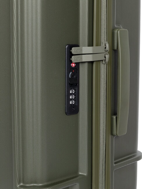 RESIST'R ZIP M Medium trolley monotone khaki - Rigid Trolley Cases