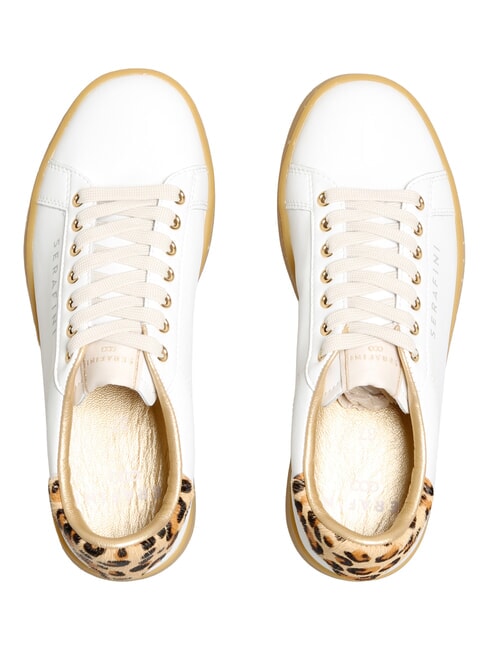 J CONNORS Sneakers white leopard honey sole - Women&rsquo;s shoes