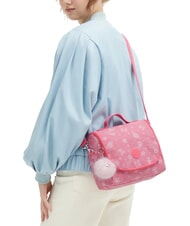 KIPLING NEW KICHIROU Lunch bag with shoulder strap medium pink - Kids bags and accessories - 2