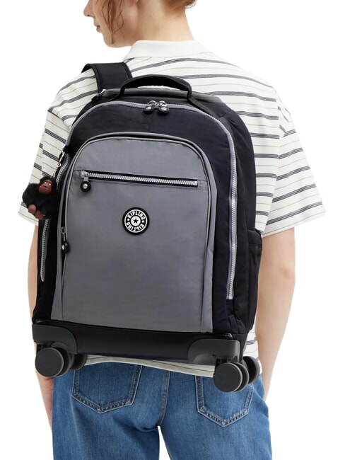 NEW ZEA Trolley backpack with laptop holder black - Backpack trolleys