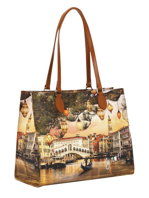 YESBAG L Shopping bag, shoulder bag Christmas Venice - Women&rsquo;s Bags