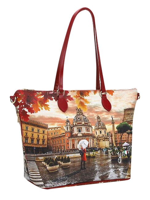 YESBAG L Shopping bag, shoulder bag Rome raining - Women&rsquo;s Bags