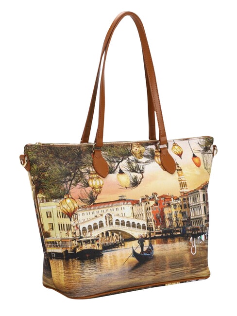 YESBAG L Shopping bag, shoulder bag Christmas Venice - Women&rsquo;s Bags