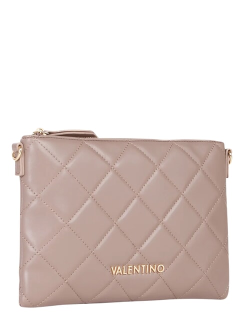 OCARINA Quilted clutch bag with shoulder strap taupe - Women&rsquo;s Bags