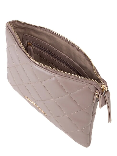 OCARINA Quilted clutch bag with shoulder strap taupe - Women&rsquo;s Bags