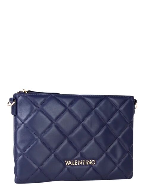 OCARINA Quilted clutch bag with shoulder strap blue - Women&rsquo;s Bags