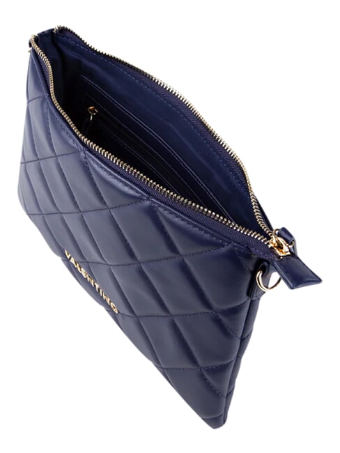 OCARINA Quilted clutch bag with shoulder strap blue - Women&rsquo;s Bags