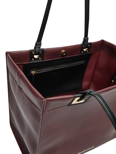 POST RE Shopping bag with clutch wine/black - Women&rsquo;s Bags