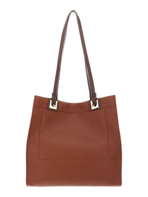 POST RE Shopping bag with clutch leather/dark brown - Women&rsquo;s Bags