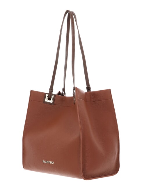 POST RE Shopping bag with clutch leather/dark brown - Women&rsquo;s Bags