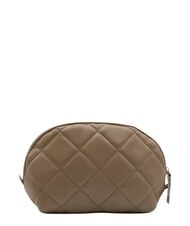 MARIO VALENTINO OCARINA Quilted beauty case taupe - Beauty Case - 2