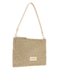 MARIO VALENTINO NABILAH Clutch bag with rhinestones and shoulder strap gold - Women&rsquo;s Bags - 4