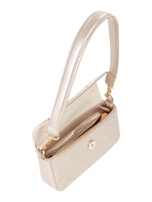 GERANIUM Mini shoulder bag, with flap light gold - Women&rsquo;s Bags