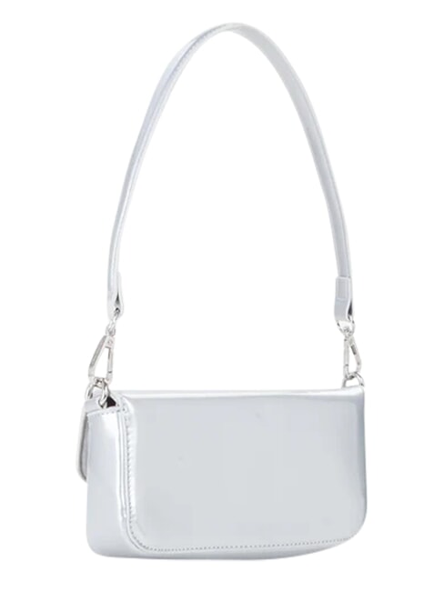 GERANIUM Mini shoulder bag, with flap silver - Women&rsquo;s Bags