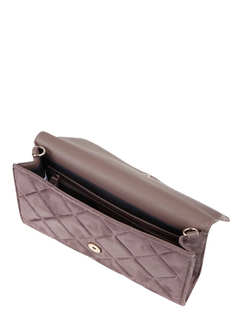 CHARLOTTE Clutch bag with chain shoulder strap taupe - Women&rsquo;s Bags