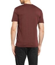 JOHN RICHMOND SOULOKU T-shirt with embossed logo bitter chocolate - T-shirt - 2