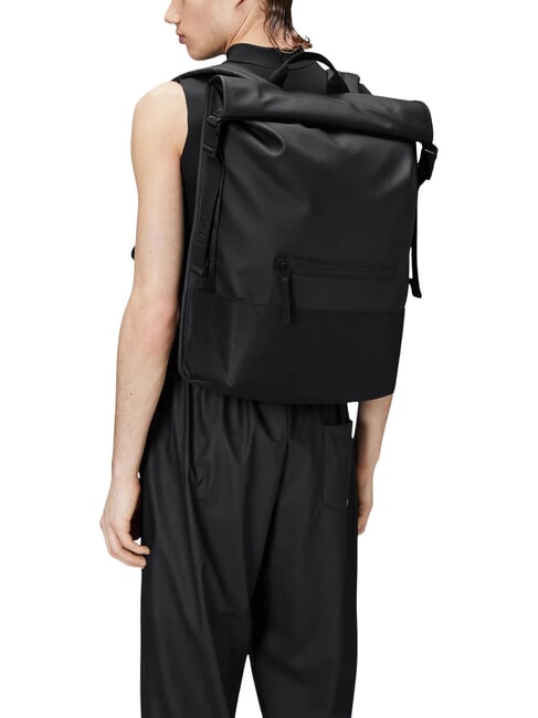 TRAIL ROLLTOP 13" laptop backpack black - Backpacks & School and Leisure