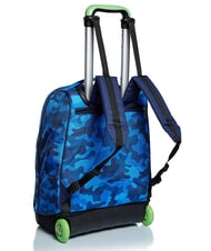 SEVEN CREW Trolley Backpack Delft Blue - Backpack trolleys - 3