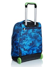 SEVEN CREW Trolley Backpack Delft Blue - Backpack trolleys - 4