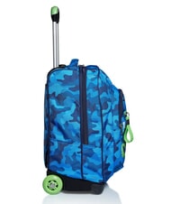 SEVEN CREW Trolley Backpack Delft Blue - Backpack trolleys - 5